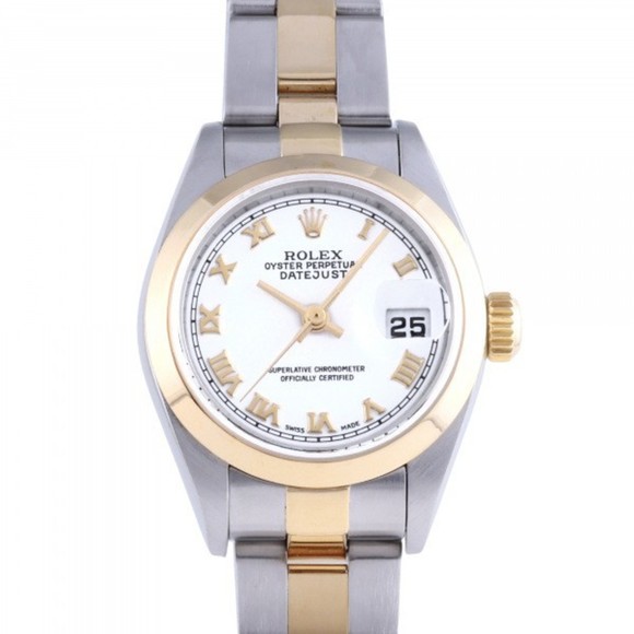 ROLEX Accessories - Rolex ROLEX Datejust 79163 White Roman Dial Used Watch Women's